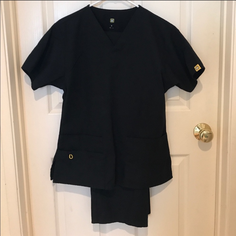 Black wonder wink scrubs SOLD